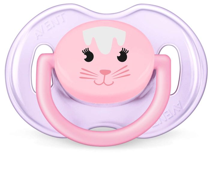 Пустушка для дівчинки Philips Avent Classic, 2 шт. (SCF182/13)