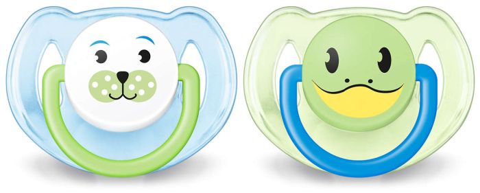 Пустушка для хлопчика Philips Avent Classic, 2 шт. (SCF182/14)