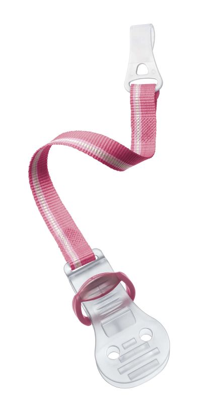 Кліпса для пустушки Philips Avent, рожева (SCF185/00)