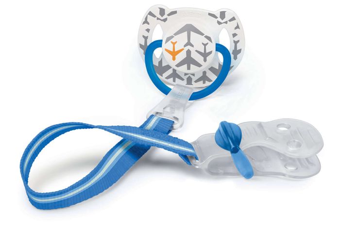 Кліпса для пустушки Philips Avent, блакитна (SCF185/00)