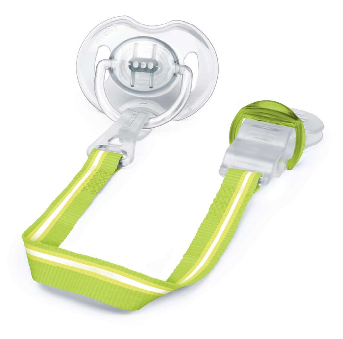 Кліпса для пустушки Philips Avent, зелена (SCF185/00)
