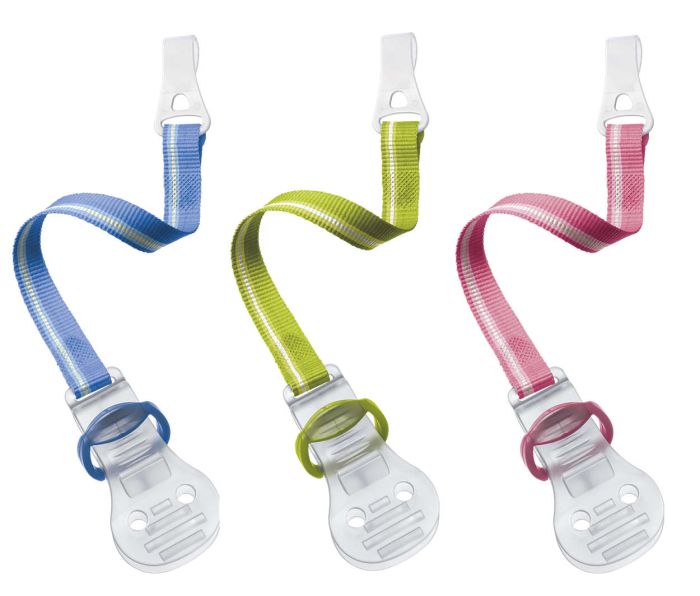 Кліпса для пустушки Philips Avent, рожева (SCF185/00)