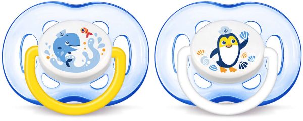 Пустушка для хлопчика Philips Avent Freeflow, 2 шт. (SCF186/24)