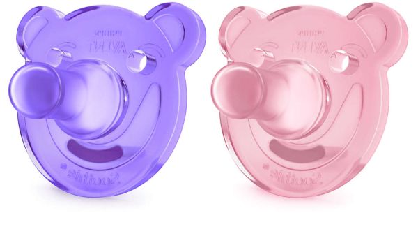 Пустушка Soothie Shapes Philips Avent для дівчаток, 2 шт. (SCF194/02)