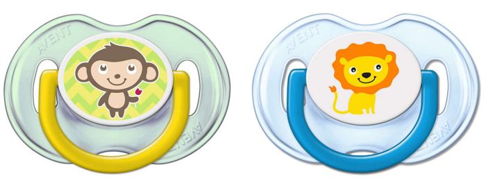 Пустушка для хлопчика Philips Avent Classic, 2 шт. (SCF196/18)