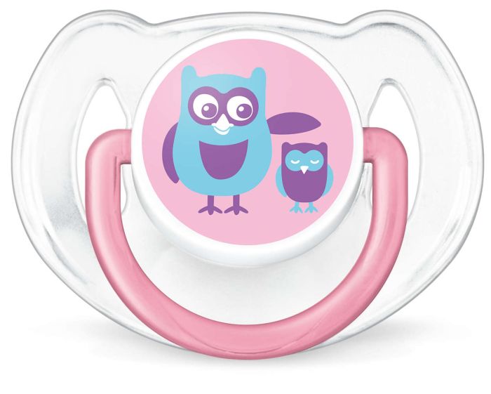 Пустушка для дівчинки Philips Avent Classic, 2 шт. (SCF197/22)