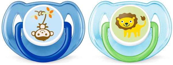 Пустушка для хлопчика Philips Avent Classic, 2 шт. (SCF197/22)