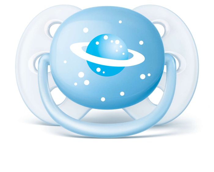 Пустушка для хлопчика Philips Avent Ultra Soft, 2 шт. (SCF222/20)