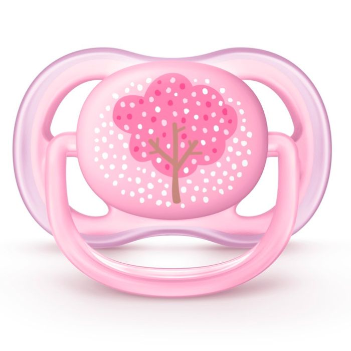 Комплект силіконових пустушок у футлярі для стерилізації Philips-AVENT Ultra Air, 2шт (SCF343/20)