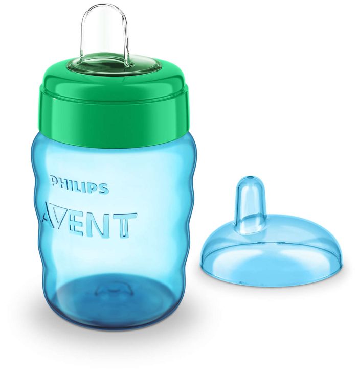 Чашка з м`яким носиком Philips Avent, зелена, 260 мл (SCF553/00)
