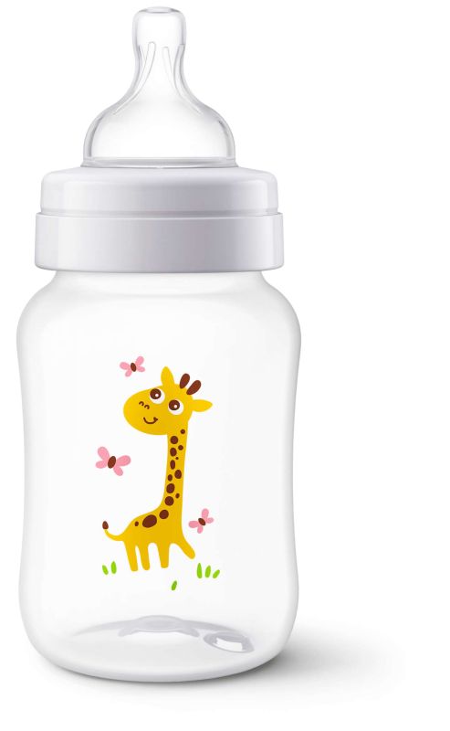 Пляшечка для годування Philips Avent Classic+, жираф, 260 мл (SCF574/12)