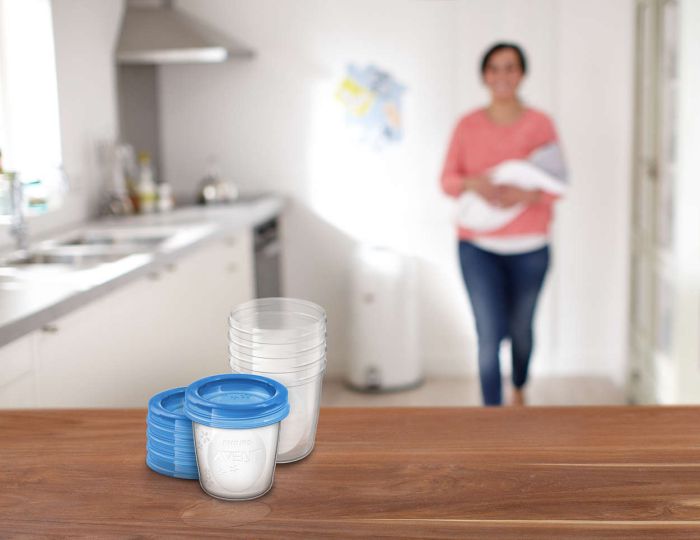 Контейнер для зберігання грудного молока Philips Avent, набір, 5 шт. (SCF619/05)