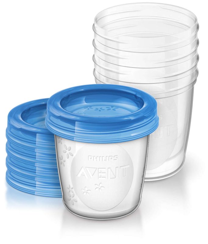 Контейнер для зберігання грудного молока Philips Avent, набір, 5 шт. (SCF619/05)