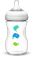 Пляшечка для годування Philips Avent Natural, кити, 260 мл (SCF627/25)