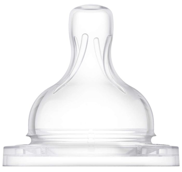 Соска силіконова Philips Avent Classic+, повільний потік, 2 шт. (SCF632/27)