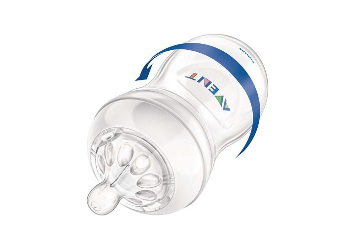 Соска силіконова Philips Avent Natural, змінний потік, 2 шт. (SCF655/27)
