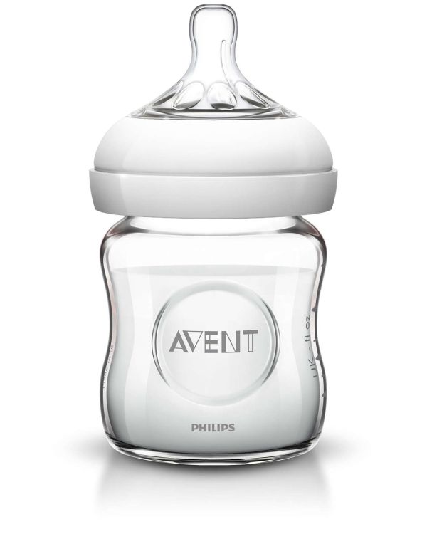 Скляна пляшечка для годування Philips Avent Natural, 120 мл (SCF671/17)