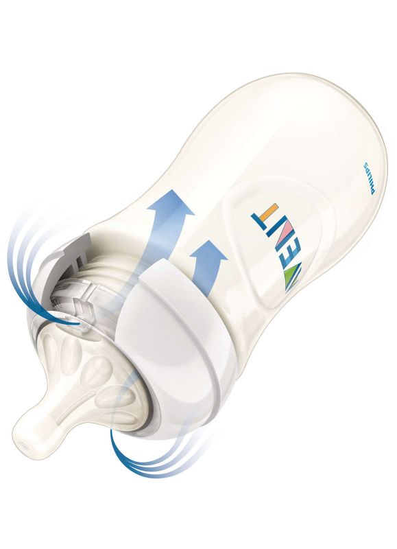 Скляна пляшечка для годування Philips Avent Natural, 240 мл (SCF673/17)