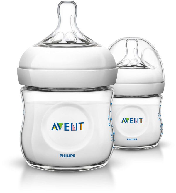 Пляшечки для годування Philips Avent Natural, 125 мл, 2 шт. (SCF033/27)