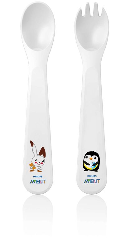 Дитячі ложка та вилка Philips Avent (SCF712/00)