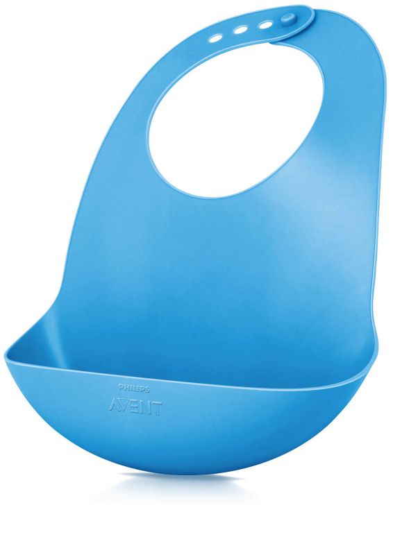 М`який слинявчик з кишенькою Philips Avent, блакитний (SCF736/00)