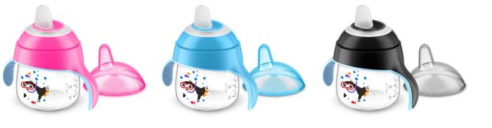 Чашка з носиком Philips Avent, непроливайка, блакитна, 200 мл (SCF751/05)