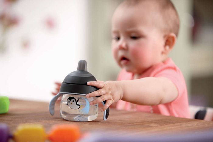 Чашка з носиком Philips Avent, непроливайка, чорний, 200 мл (SCF751/00)