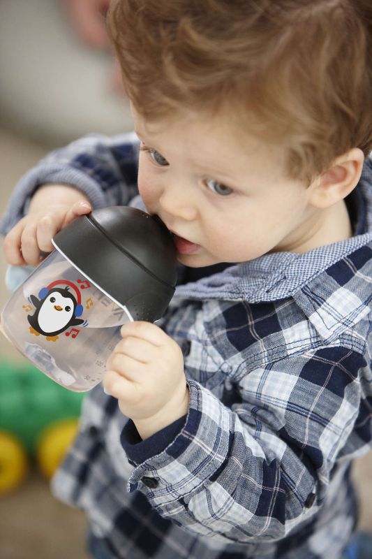 Чашка з твердим носиком Philips Avent, чорний, непроливайка, 260 мл (SCF753/00)
