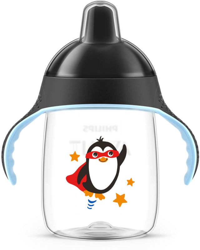 Чашка з носиком Philips Avent, непроливайка, чорний, 340 мл (SCF755/00)