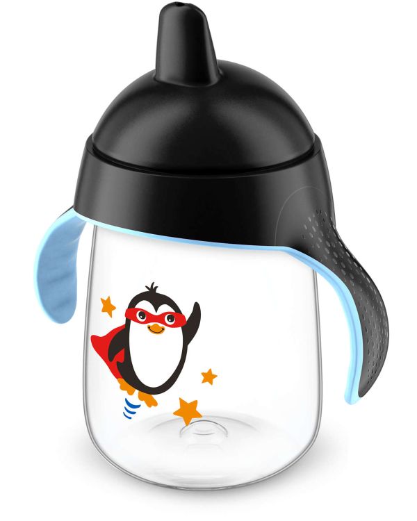 Чашка з носиком Philips Avent, непроливайка, чорний, 340 мл (SCF755/00)