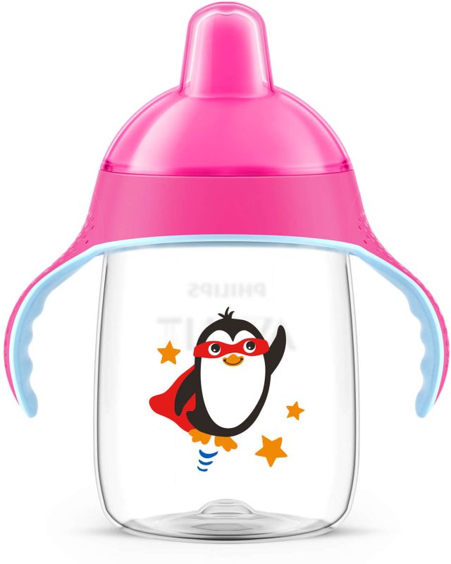 Чашка з носиком Philips Avent, непроливайка, рожева, 340 мл (SCF755/00)