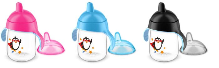Чашка з носиком Philips Avent, непроливайка, блакитна, 340 мл (SCF755/00)