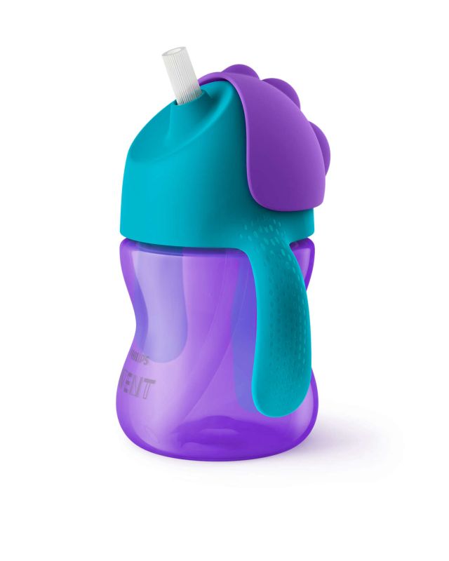 Чашка з гнучкою трубочкою Philips Avent, для дівчаток, 200 мл (SCF796/02)