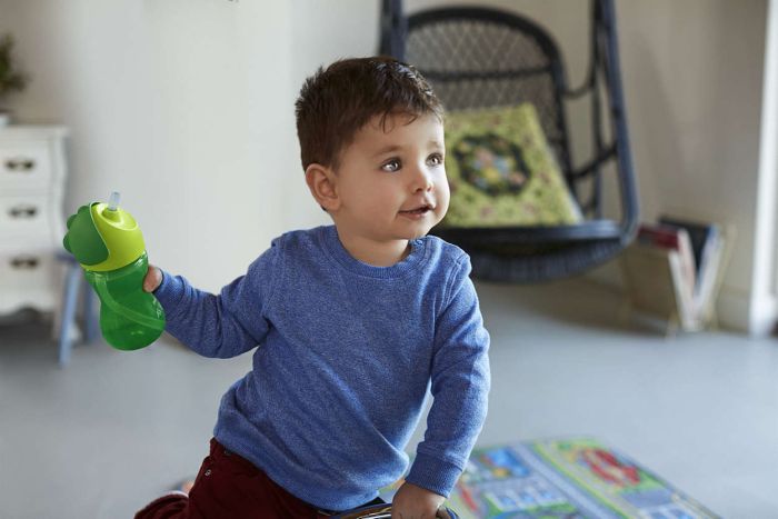 Чашка з гнучкою трубочкою Philips Avent, для хлопчиків, 300 мл (SCF798/01)