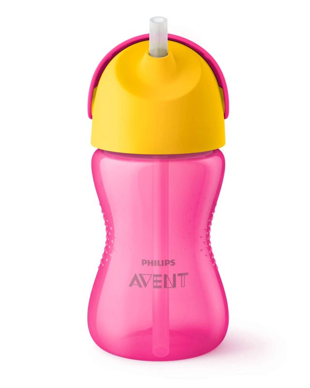 Чашка з гнучкою трубочкою Philips Avent, для дівчаток, 300 мл (SCF798/02)