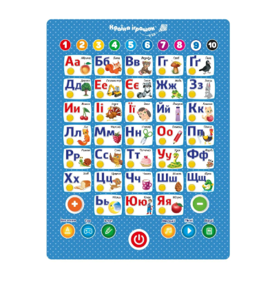 Навчальний дитячий Планшет Алфавіт, мова українська