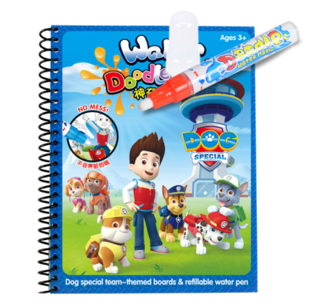 Розмальовки водні багаторазові Щенячий патруль