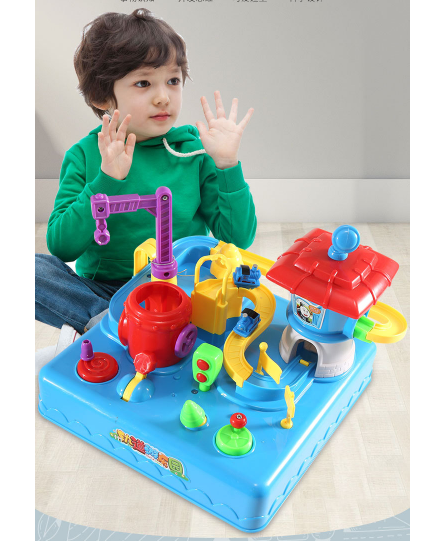 Інтерактивний трек 'Пригода з паровозиками' зі світлом та звуком