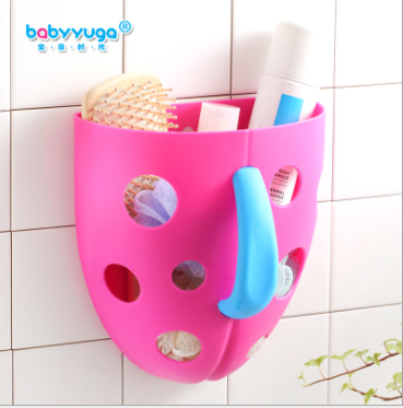 Органайзер для іграшок у ванну, рожевий, пластик