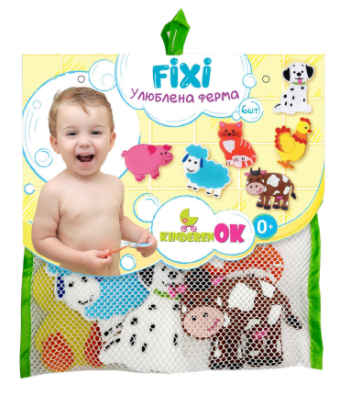 Набір для купання Kinderenok Fixi Улюблена ферма (061113)