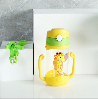 Поїльник з трубочкою, жовтий