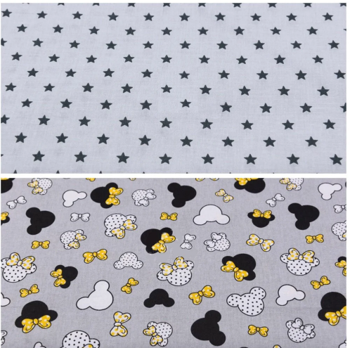 Матрацик-вкладиш у коляску універсальний двосторонній Z&D New (yellow mickey)