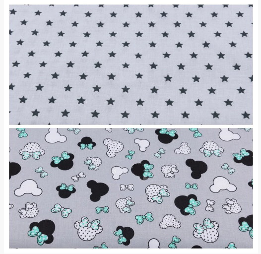 Матрацик-вкладиш у коляску універсальний двосторонній Z&D New (turquoise mickey)